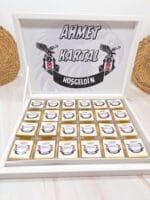 Ahmet Kartal Taraftar Seti Çikolata Kutusu Magnet Kolonya Çikolata Kapı Süsü Takı Yastığı - Görsel 2