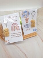 Alptuğ Ayıcık Anahtarlık İsme Özel Tasarım Anahtarlık Kartı 20'li